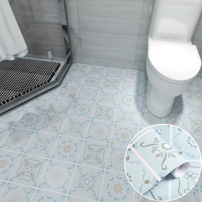 China Water-Proof Self Adhesive 3D Floor Wall Decoration Paper Moisture-Proof Wallpaper Sticker for sale