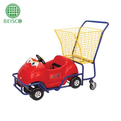 China Unveiling Kids Hand Cart Shopping Mall Kids Car Shopping Cart For Kid for sale