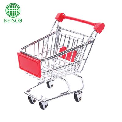 China Unveiling Trade Assurance Fashionable Mini Toy Hot Selling Shopping Trolley , Mini Supermarket Shopping Toy Trolley for sale