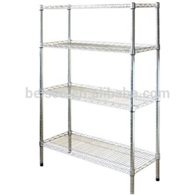 China Suitable For Commercial Plastic Coated Outdoor Multi Layer Shelving Wire Mesh Storage Shelves for sale