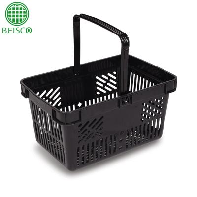 China HDPP Plastic Grocery Cart Supermarket Basket Shopping Basket for sale