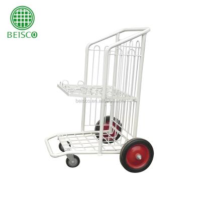 China Folding Hot Sale Warehouse Cargo Carts Warehouse Grocery Carry Out Cart for sale