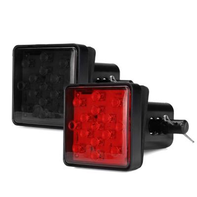 China For Jeep Wrangler JK OVOVS 12V 15LED Lighting System Auto Red Universal Square Led Tail Lamps Tail Light For Truck for sale