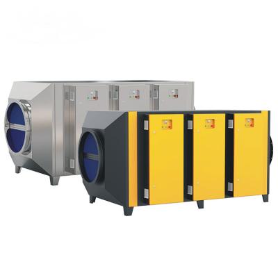 China Hotels Kitchen Exhaust Filtration System With Electrostatic Air Filters for sale