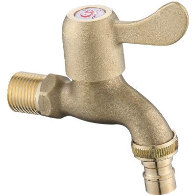 China Red Flush Faucet Thermostatic Faucets 4 Automatic Household Washing Machine Balcony Broom Single Cold Quick Open Swimming Pool Faucet for sale