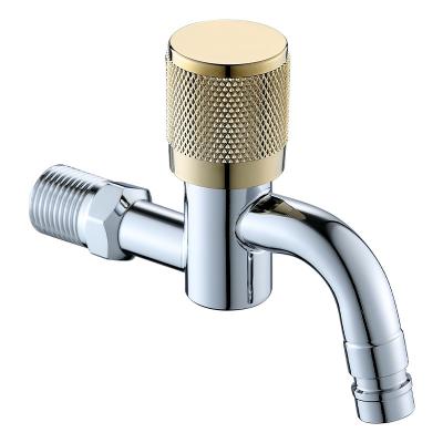 China Thermostatic Faucets Plated SUS 4 Point Stainless Steel Washing Machine Single Cold Pool Faucet Tub Mop Laundry One-Piece Faucet for sale