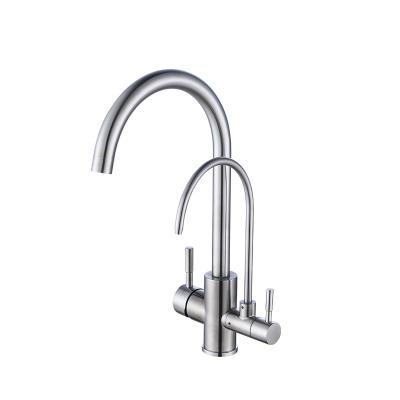 China Hot And Cold Water Purifier Kitchen Faucets Rotatable Household Dragon Dragon Heads Dual Thermostatic Mixing Faucet Sink Sink for sale