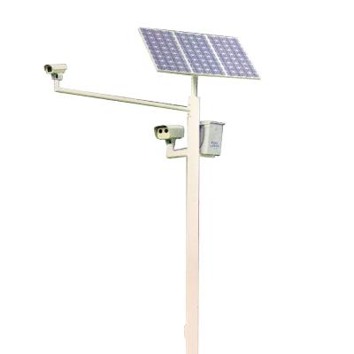 China Hot Selling Solar Road CCTV Pole Galvanized Steel CCTV Camera Pole Street Light Pole for sale