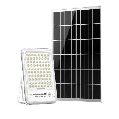 China Residential high lumen LED solar flood light ip67 waterproof 100w 200w outdoor led solar flood light for sale