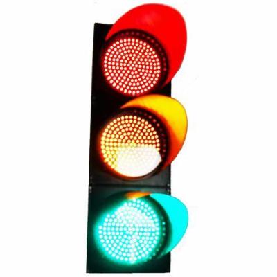 China Die Casting 200mm Red Green Yellow Ball LED Traffic Light 300mm Full Aluminum With Brackets for sale