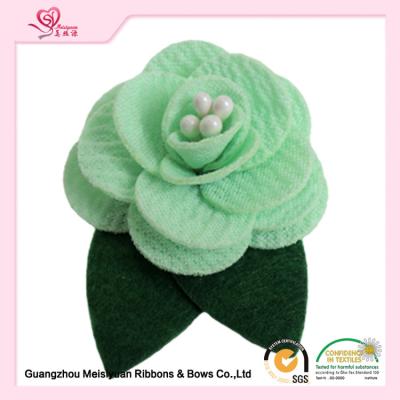 China Personalized Fabric Camelliar mens flower lapel pin Customized Color for sale