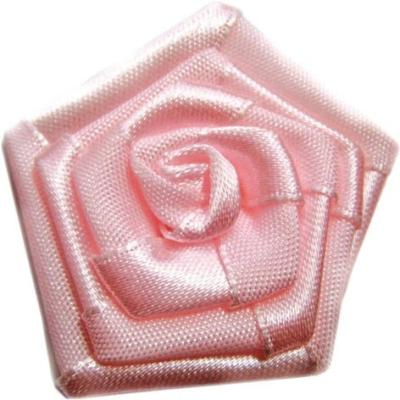 China Beautiful diy ribbon rose simple Satin ribbon flowers for Wedding Accessories for sale