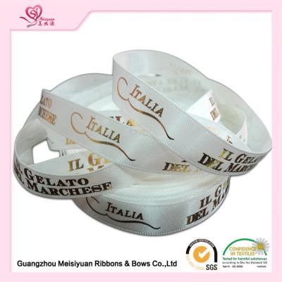 China Fashionable White Polyester Hot stamping ribbon 3 / 8