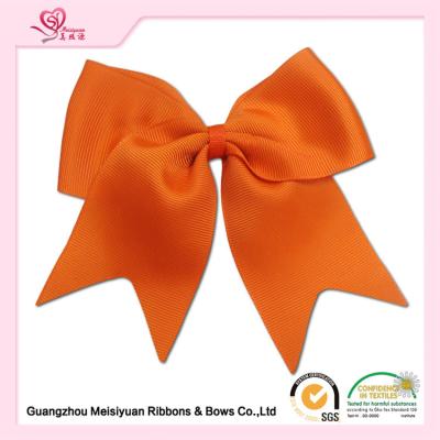 China Orange Girls Cheering Hair Bows Clip cute Baby hair accessories OEM Accepted for sale