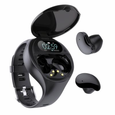 China In-ear Earphone Accessories Gaming Headset Earbuds Wireless Headset 2 in 1 Smart Watch with Earbuds for sale