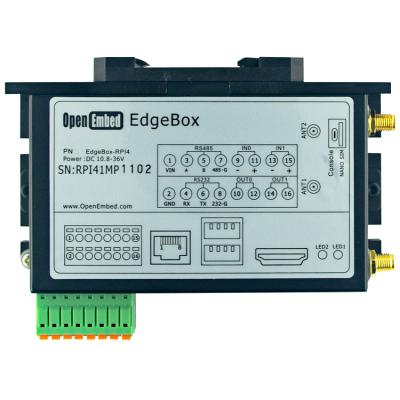 China EdgeBox-RPI4 OpenEmbed HMI EdgeBox-RPI4 linux gateway lora computer 4G industrial internet of things for sale