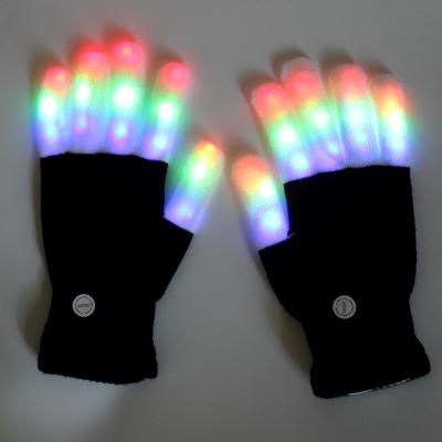 China Light Gloves Amazon Trend Party Led Products LED Flashing Gloves Cool Fun Toys for sale