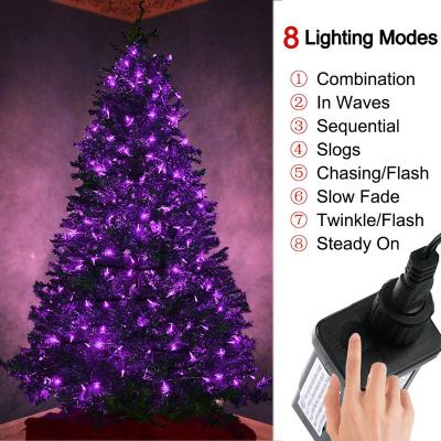 China Led Lights 2021 Adjustable Flashing Mode Purple Led Strip Light Halloween Outdoor Decoration Home Decor for sale