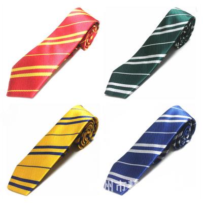 China Tie Striped Tie Magic School Tie Student Cosplay Costumes for sale