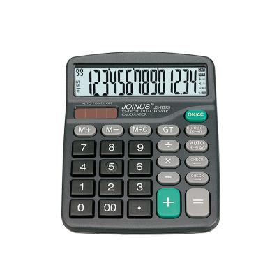 China General Purpose Direct Battery Functions 14 Digits Factory Standard Calculator Basic Desktop Calculator for sale