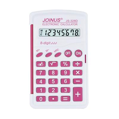 China Wholesale Colorful General Purpose Calculator Joinus Promotional Gift Customized 8 Digits Mini Student Calculator For Kids Electronic for sale