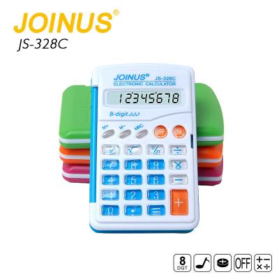 China Small Size 8digits Promotional Calculator General Purpose Student Gifts Kids Mini Calculator for sale