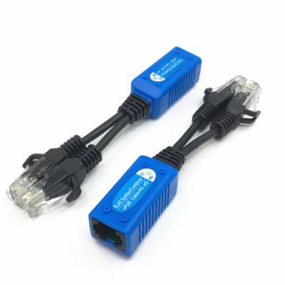 China RJ45 CCTV Port PoE Power Combiner 2-Pack Make 60W PoE Ultra With 2x 30W PoE+ Ports for sale