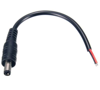 China Male PSU Pigtail CABLE 12V CCTV Camera 5.5*2.1mm DC Power Jack Connector CCTV for sale