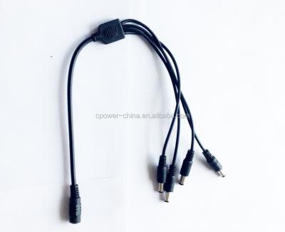 China Home Appliance 1 Female To Male Port 4 Power Splitter Cable Tie 12V DC for sale