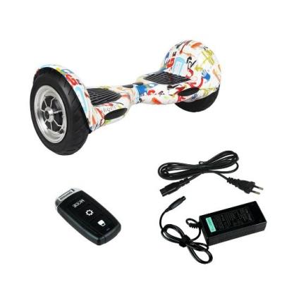 China Two Wheel Motorized Portable Electric Self Balance Board with LED light for sale