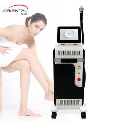 China Skin tightening new 2021germany best laser machine for removing hair 755nm 808nm 1064nm diode laser hair removal machine for sale