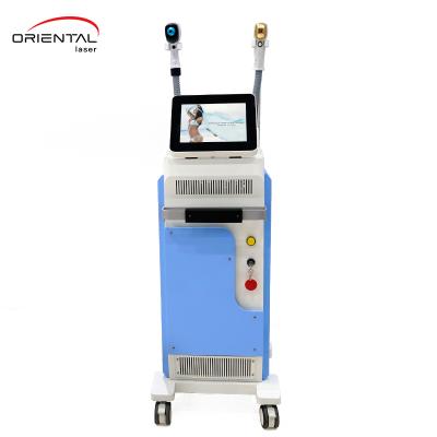 China Hair Removal 2 In 1 Beauty Machine 755 808 1064 Hair Removal And Tattoos 1064nm&532nm&1320nm Remove Laser Beauty Device for sale