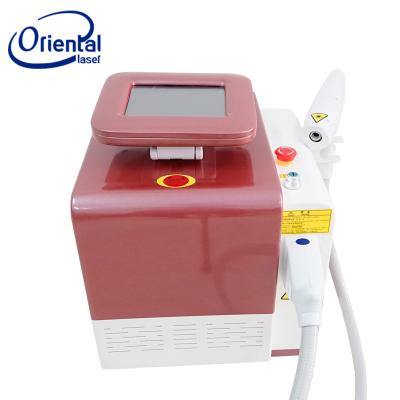 China Powerful Anti-puffiness Oriental 1064nm 532nm qswitch ND yag laser tattoo removal machine for sale