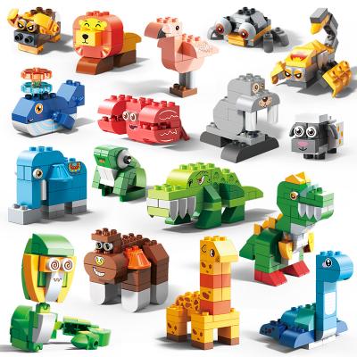 China FEELO 2022 New Eco-friendly Material Innovation Animal Building Blocks Accept OEM ODM Customization DIY Kindergarten Educational Bricks Toys For Children for sale