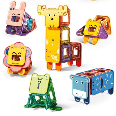 China FEELO Mini Magnetic Designer Construction Set Eco-friendly Material Model and Toy Plastic Magnetic Blocks Educational Building Toys for Kid Gift for sale