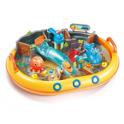 China FEELO 2022 New Eco-friendly Material Water Park Magnetic Fishing Games Toys Simulation Real Life Simulation Outdoor Fishing Customized Toys For Kids for sale