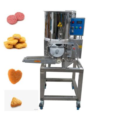 China Old Hamburger Burger Patty Chicken Nuggets Forming Patty Making Machine Burger Patty Forming Machine for sale