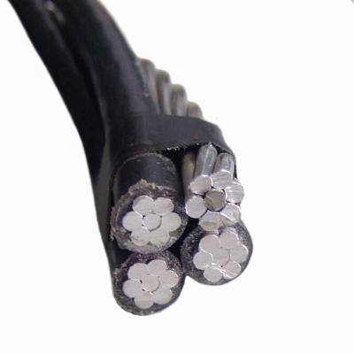 China Zusammengerolltes Luftkabel Mittelspannung PVC-/XLPE-Isolierungs-50mm2 zu verkaufen