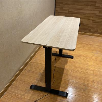 China Adjustable (Height) Stand Up Controller Motorize Office Electric Height Double Motor Width Adjustable Desk for sale