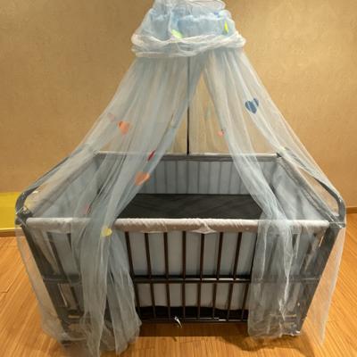 China With Mosquito Net Boys Girls Sleep Playpen Bed Hospital Furniture Bedside Mobile Baby Cribs for sale