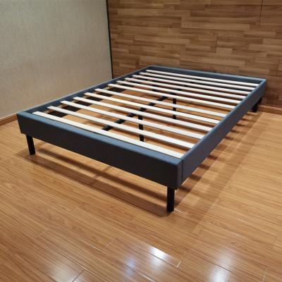 China New Bookcase Headboard Design Furniture Replacement Furniture Slats Poplar Double Sprung Bed for sale