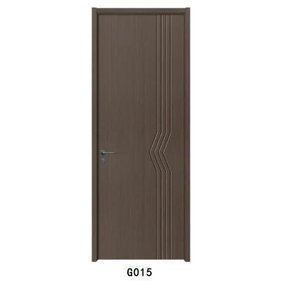 China Sound Insulation WPC Skin Interior Doors For Hotel Villa House Apartment School Hospital for sale