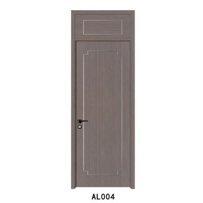 China China Sound Insulation Morden Design Interior Doors PVC WPC Doors Factory AL 004 for sale