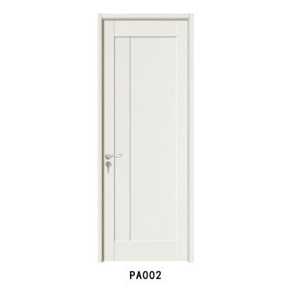 China Modern Design WPC/PVC Anti-theft Interior Door For Villa House Hotel Hospital School Apartment for sale