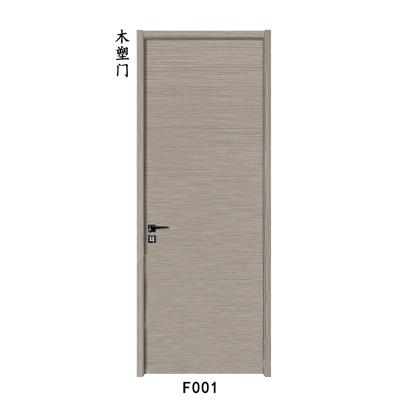 China China Factory Waterproof Sound Insulation Door Interior Wood Plastic Supply for sale