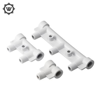 China DME H13  Insert Injection Molding T - Branch Pipe Manifold Pipe Fitting Mould for sale