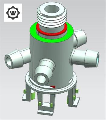 China Super Complicated GS738H Plastic Mold Components For PP+10%GF T - Branch Pipe for sale