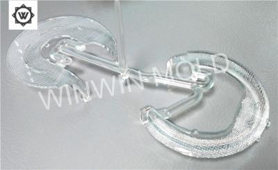 China SPI-A3 Clear Plastic Molding Parts Acrylic Makeup Holder 500000 Cycles Mold Life for sale