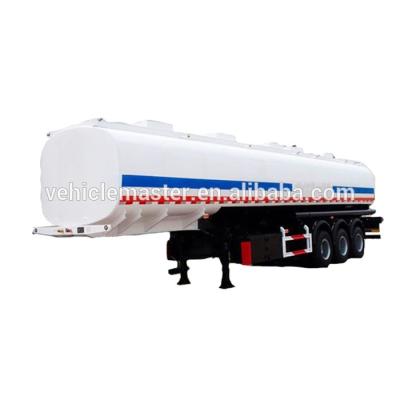 China Fuel / Water / Bitumen / Liquid Loading 4 Axle 45000 Liters Fuel Tank Trailer With Big Dimensions for sale