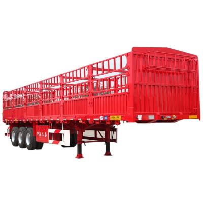 China Cattle/Cargo/Wooden/Pipe VEHICLE MASTER Fence Truck Semi Trailer for sale